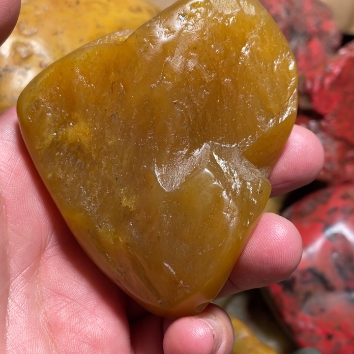 田黄石牧**羈135克昌化田黄石