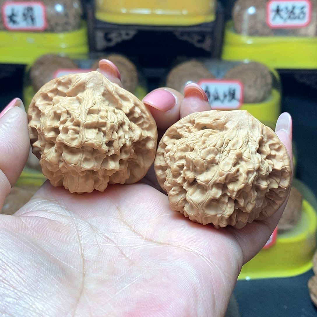 文玩核桃把件10号官帽47尺