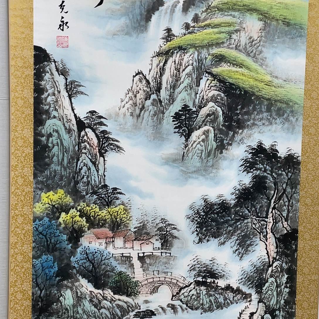 国画老师手笔手绘作品y