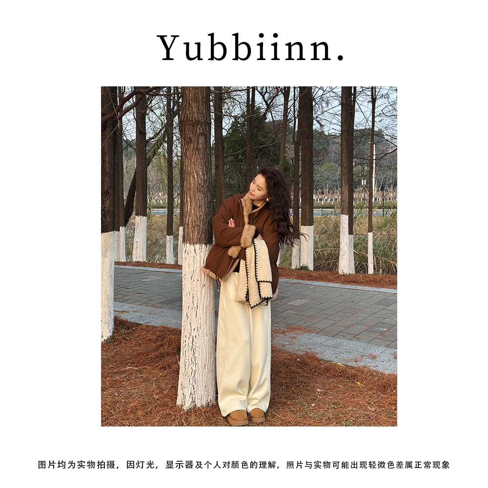 七色纺【彬彬BinBin】韩版休闲两面穿毛毛立领拉链时尚外套QSF-1218