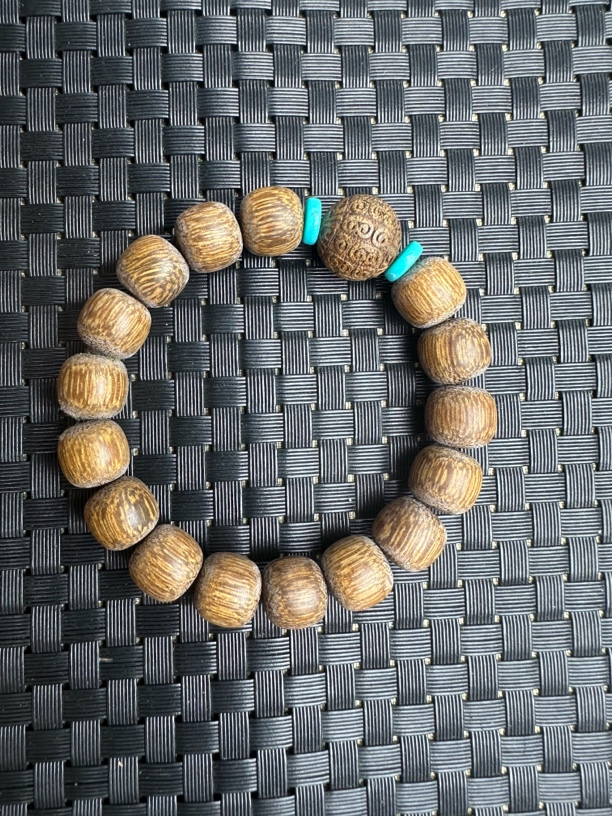 沉香木【利源文玩】沉香12mm 编号328