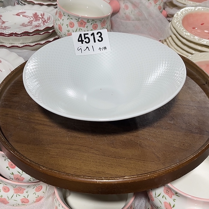 瓷微瑕外贸餐具4513