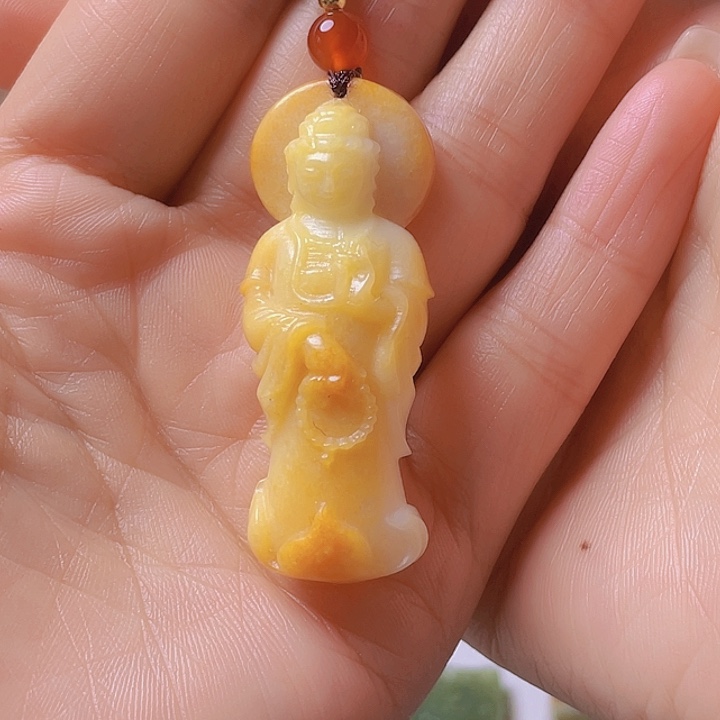 未镶嵌岫岩老玉（透闪石质玉）挂件L*X