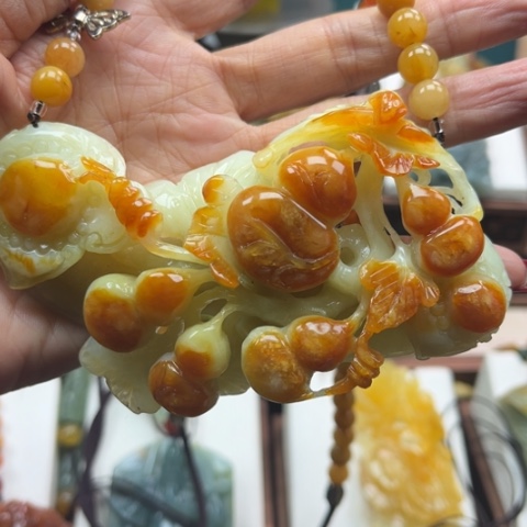 岫玉挂件未镶嵌挂件