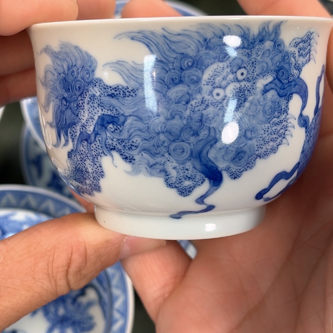 杯青花瓷器青花瓷器