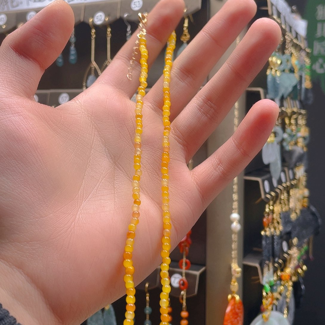 翡翠耳饰合金翡翠