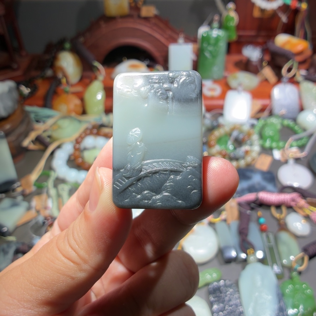 颈饰未镶嵌和田玉