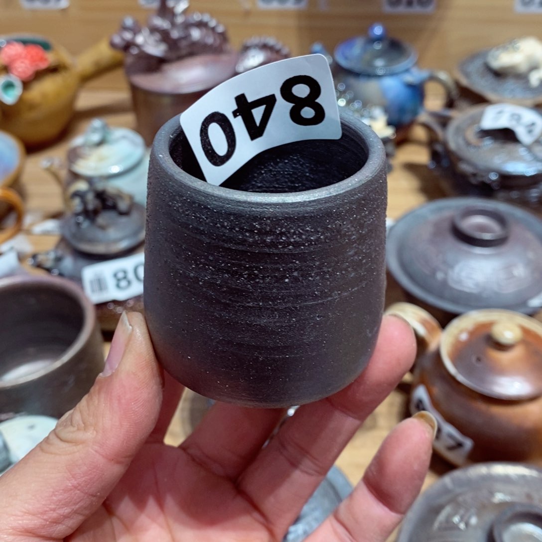 柴烧茶具陶瓷杯子