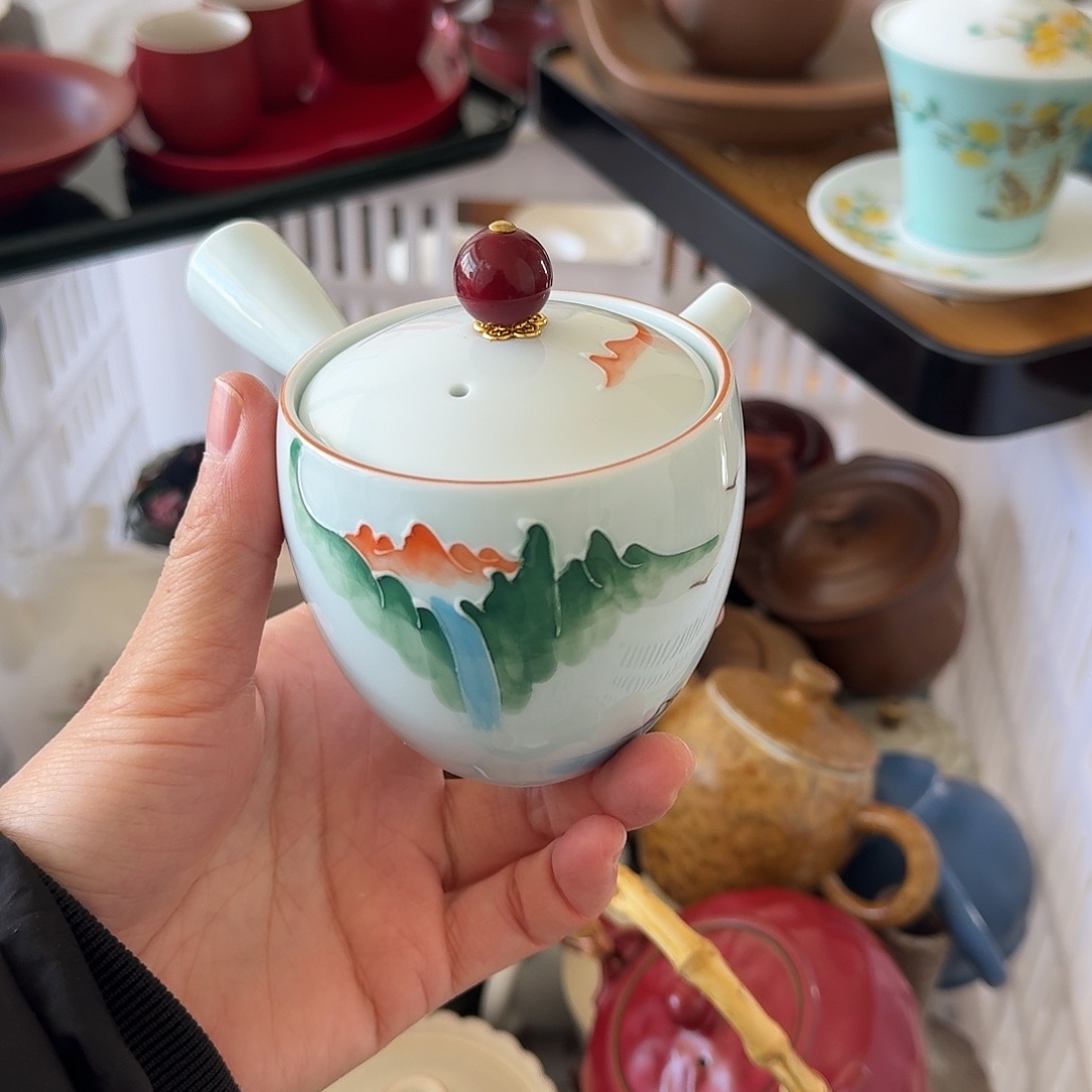 微瑕陶瓷茶具茶具茶杯茶壶