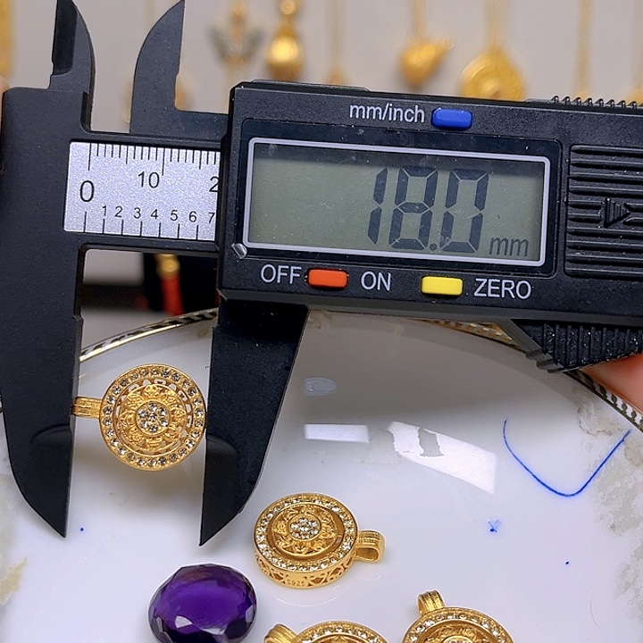 紫晶颈饰银S925镶嵌紫晶925镶嵌109