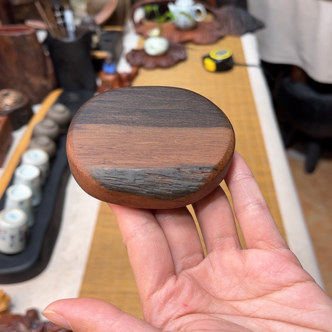 大叶紫檀随形杯垫
