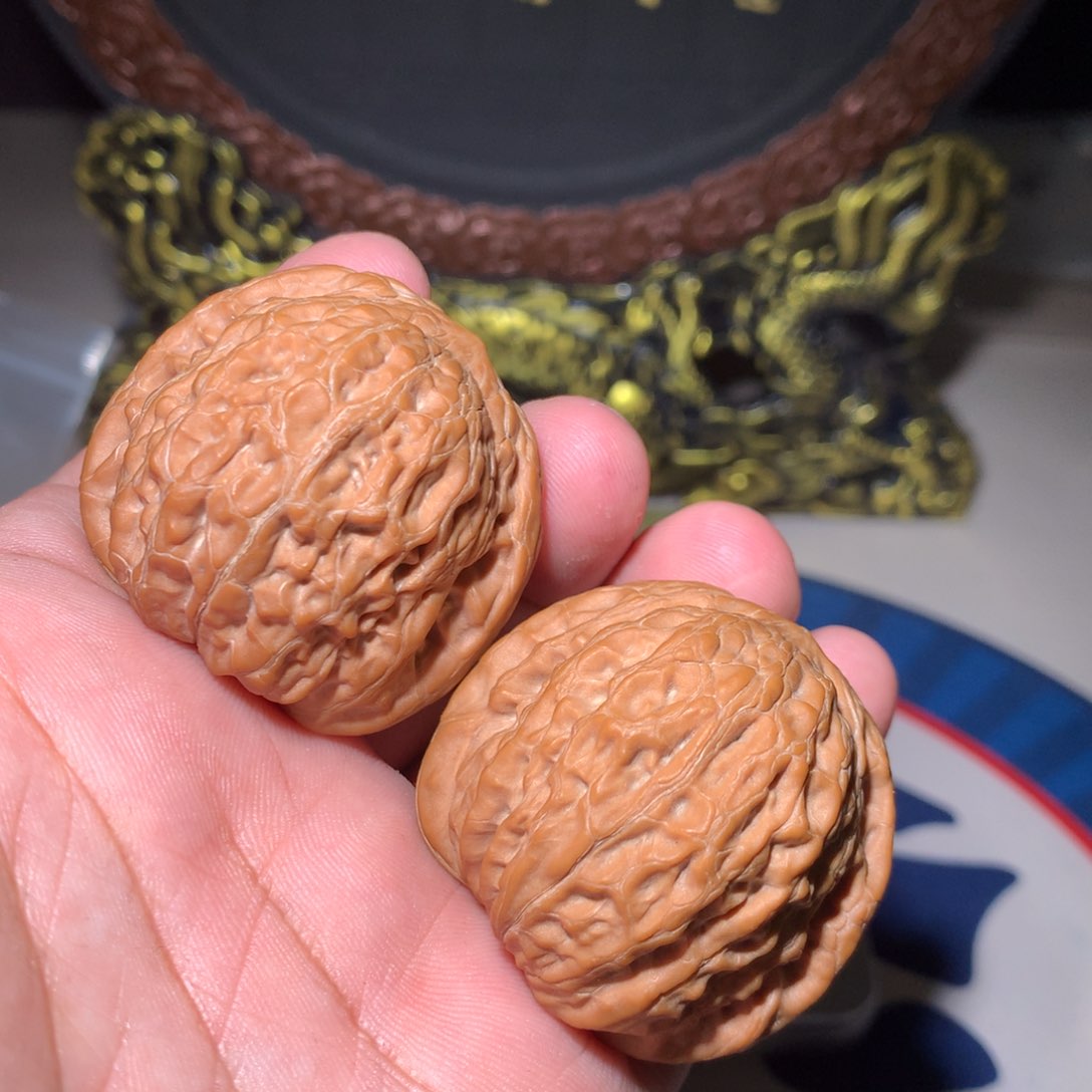 文玩核桃把件铁锤41，44.1克