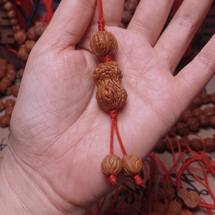 桃核吊坠桃枭挂件