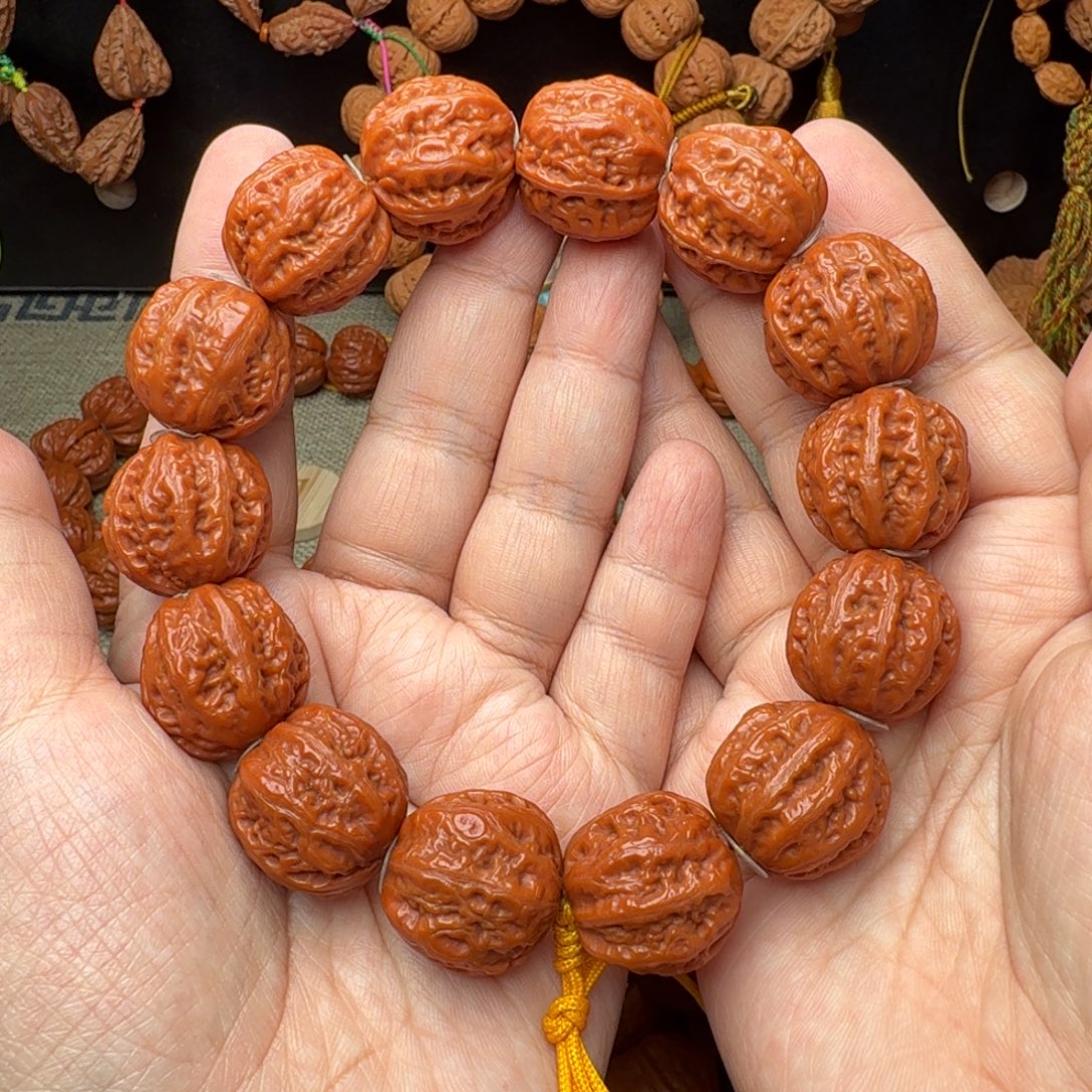 军****手串文玩核桃京八棱手串22