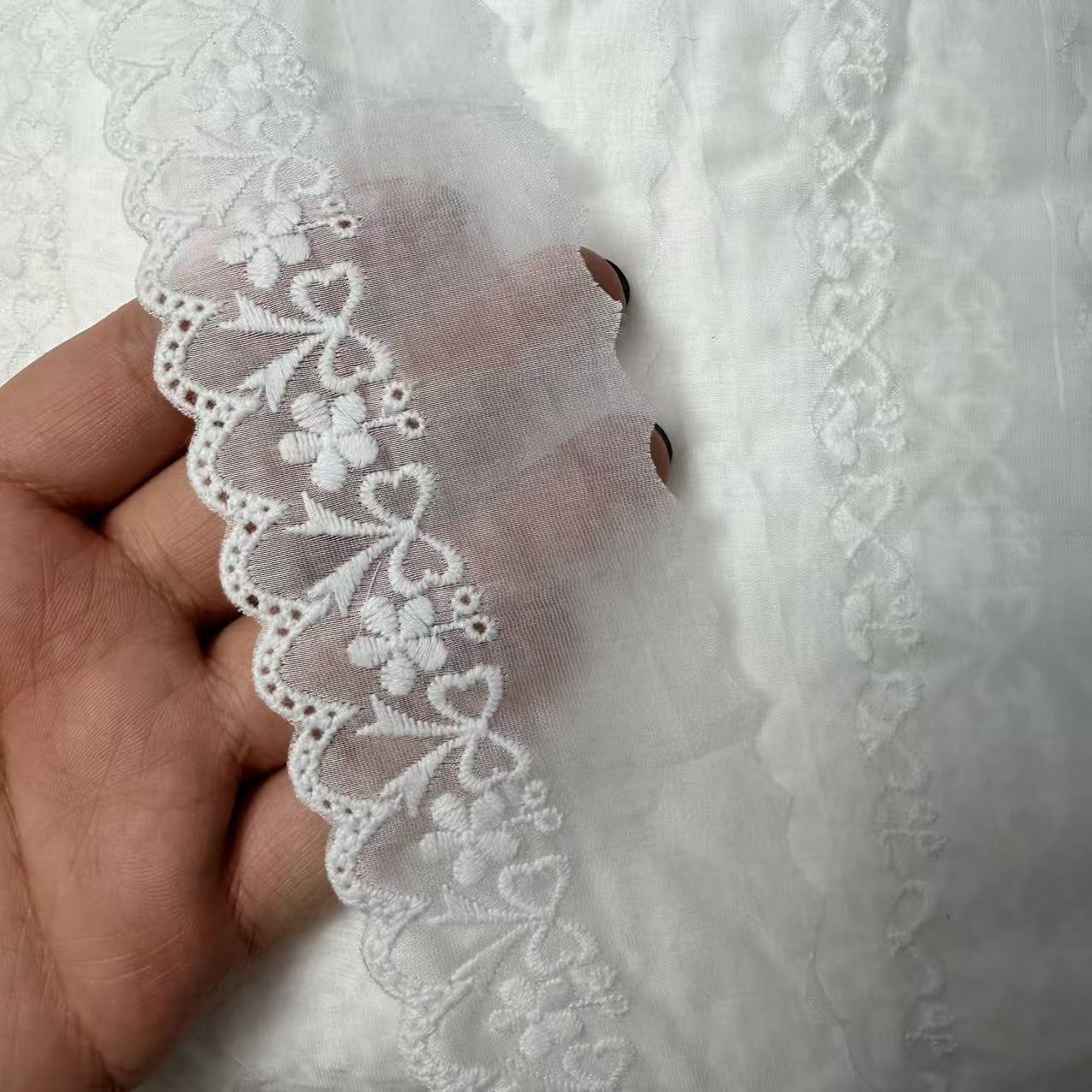 P32天丝棉蝴蝶结花边