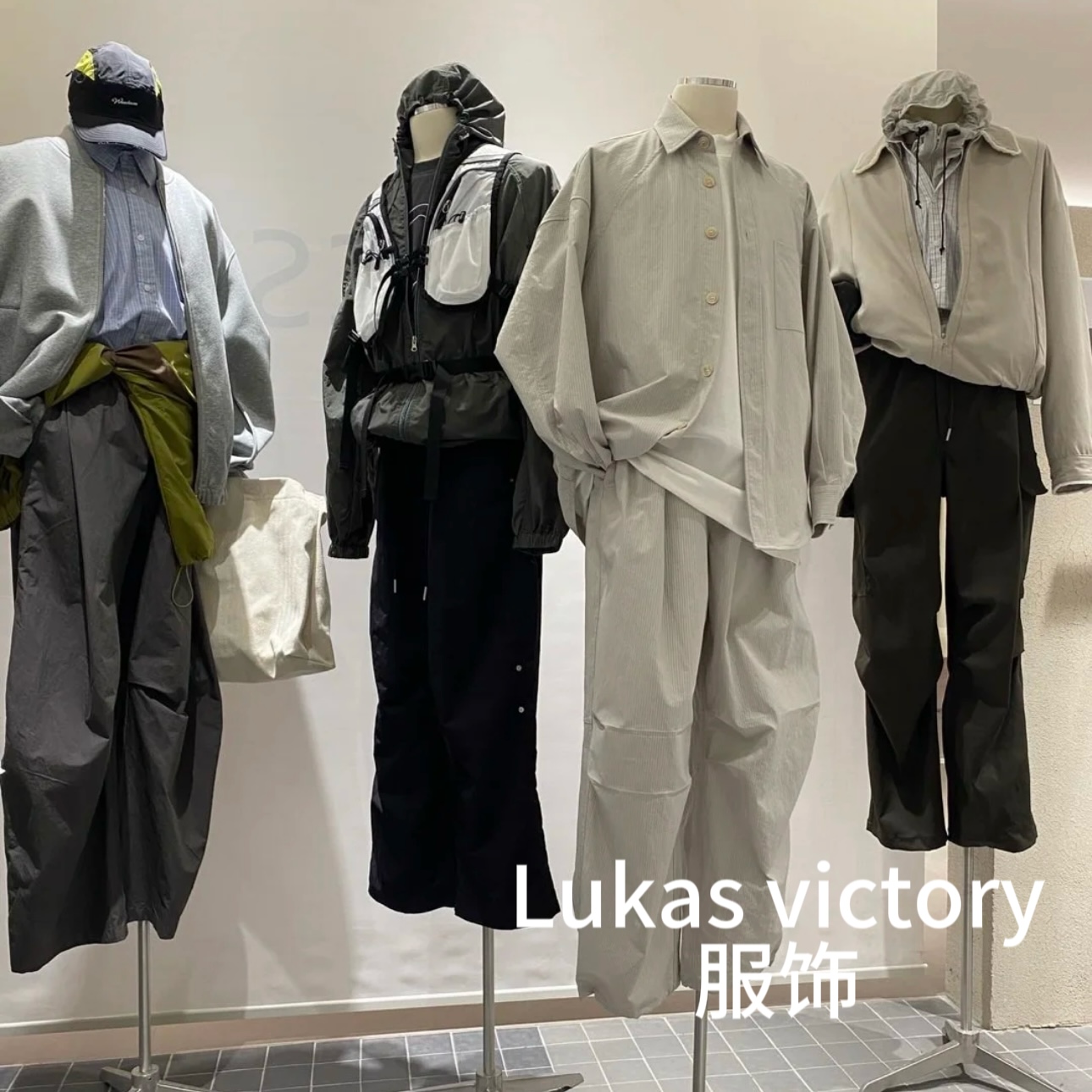 CB-D-610-新款迪家松紧带立领外套男女同款