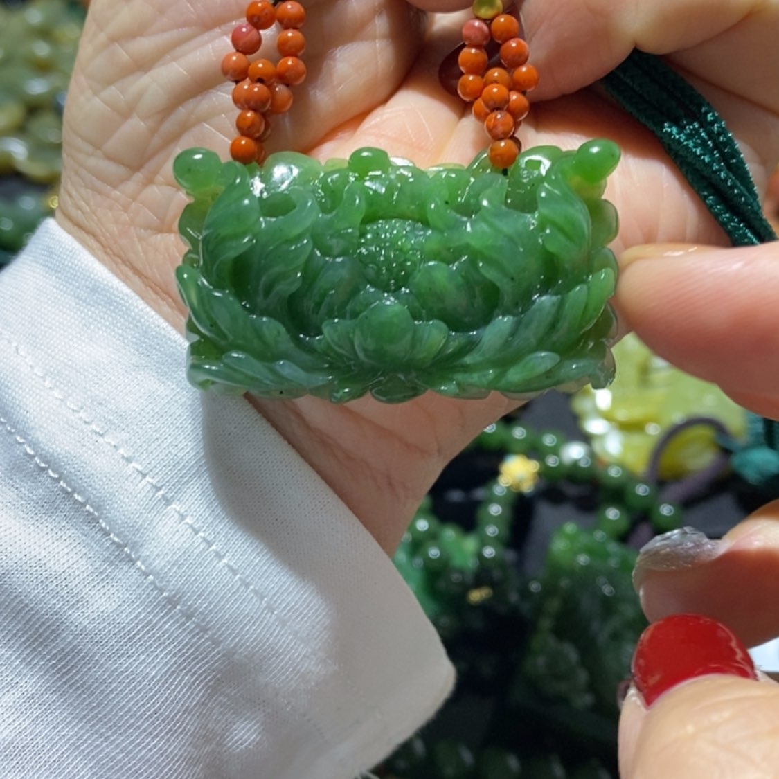 【闪购商品】和田玉毛衣链未镶嵌