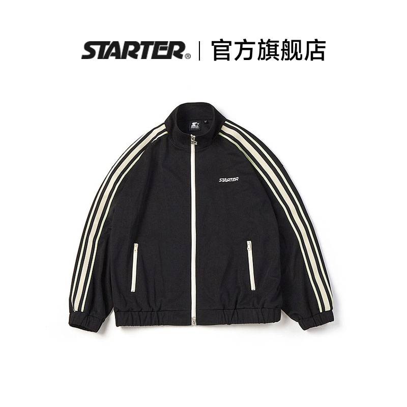 STARTER新款潮流复古夹克男女同款舒适运动休闲外套SA41KJ001U