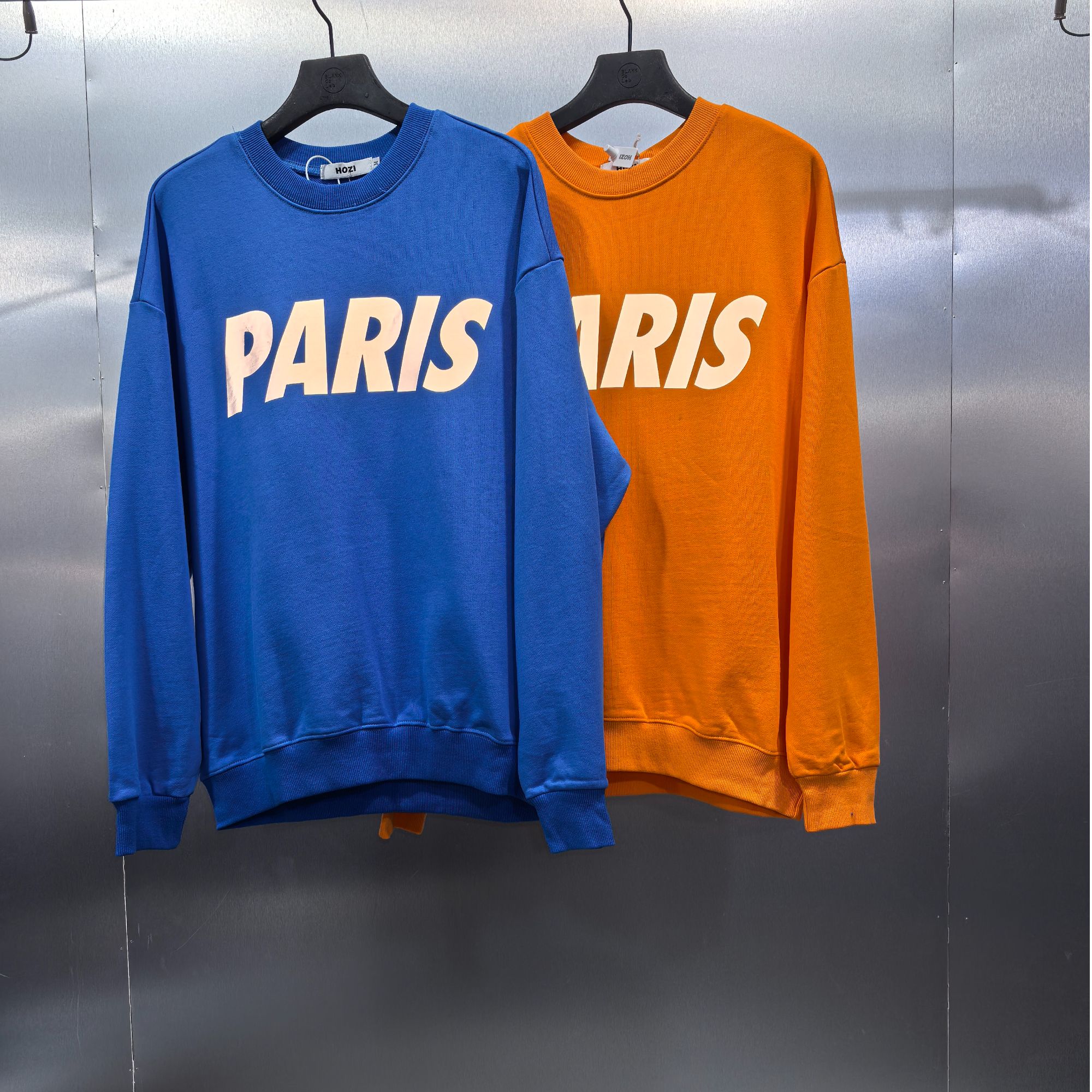 M05-120401-HOZ春秋季正面字母印花时尚圆领卫衣