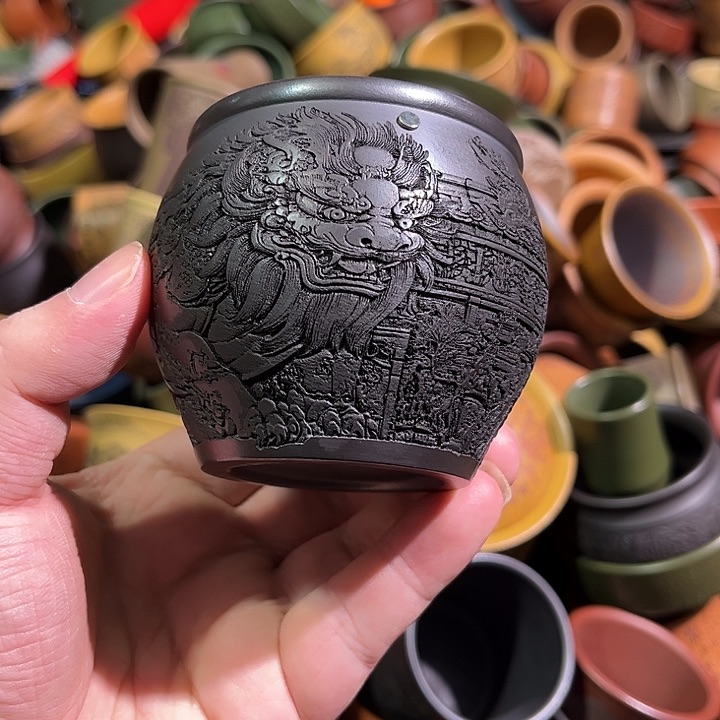 紫砂茶杯全手工紫砂主人杯