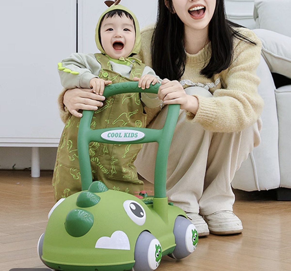 天天妈专属多功能恐龙学步车手推车防O型腿防侧翻