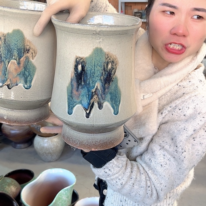 正品口16高24花盆……