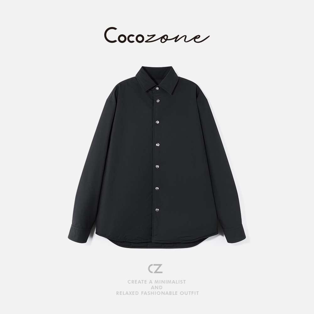 COCO ZONE 刘 一一 90白鹅绒翻领单排扣羽绒服 CD1A1615