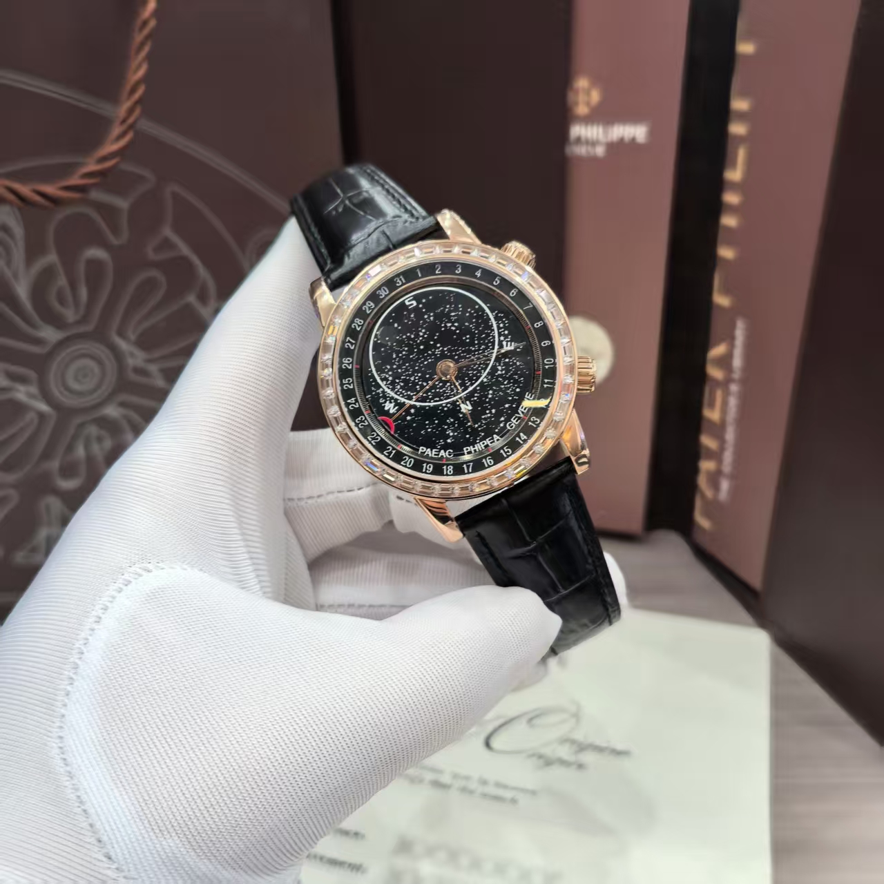 【全新】6104R-001顶奢珍珠陀星空男士