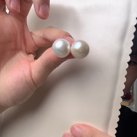 淡水珍珠耳饰未镶嵌