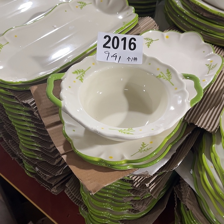 瓷微瑕外贸餐具2016