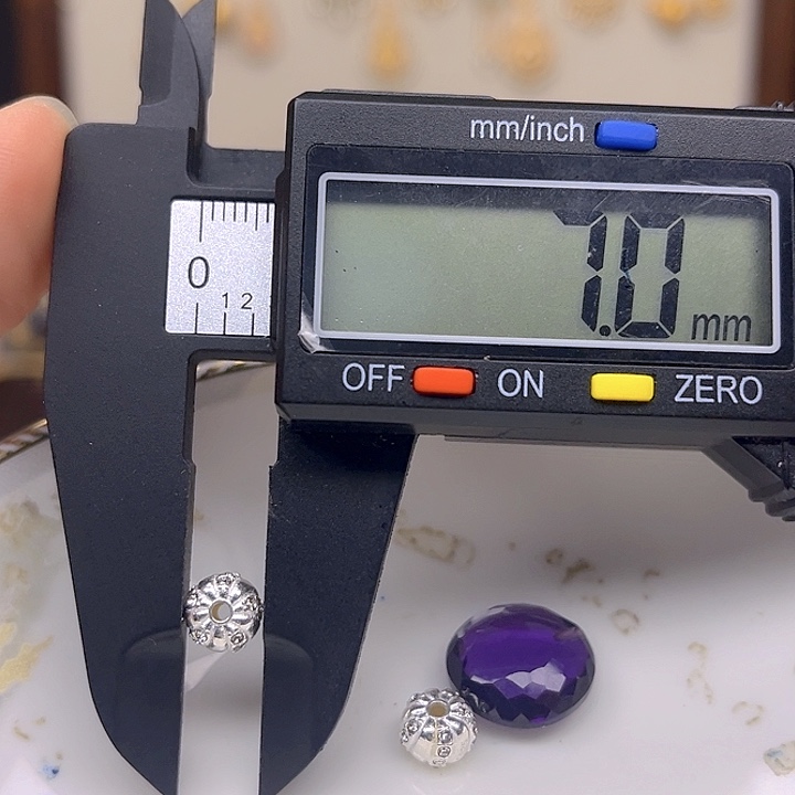 银S925镶嵌颈饰紫晶紫晶925镶嵌164