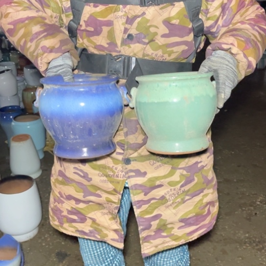 红陶口18高18瑕疵