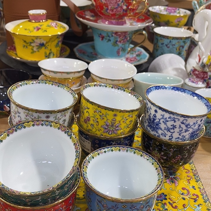 珐琅景德镇陶瓷瓷碗