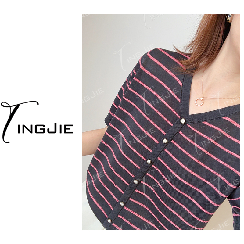 B2681短袖上衣针织毛衣上衣女