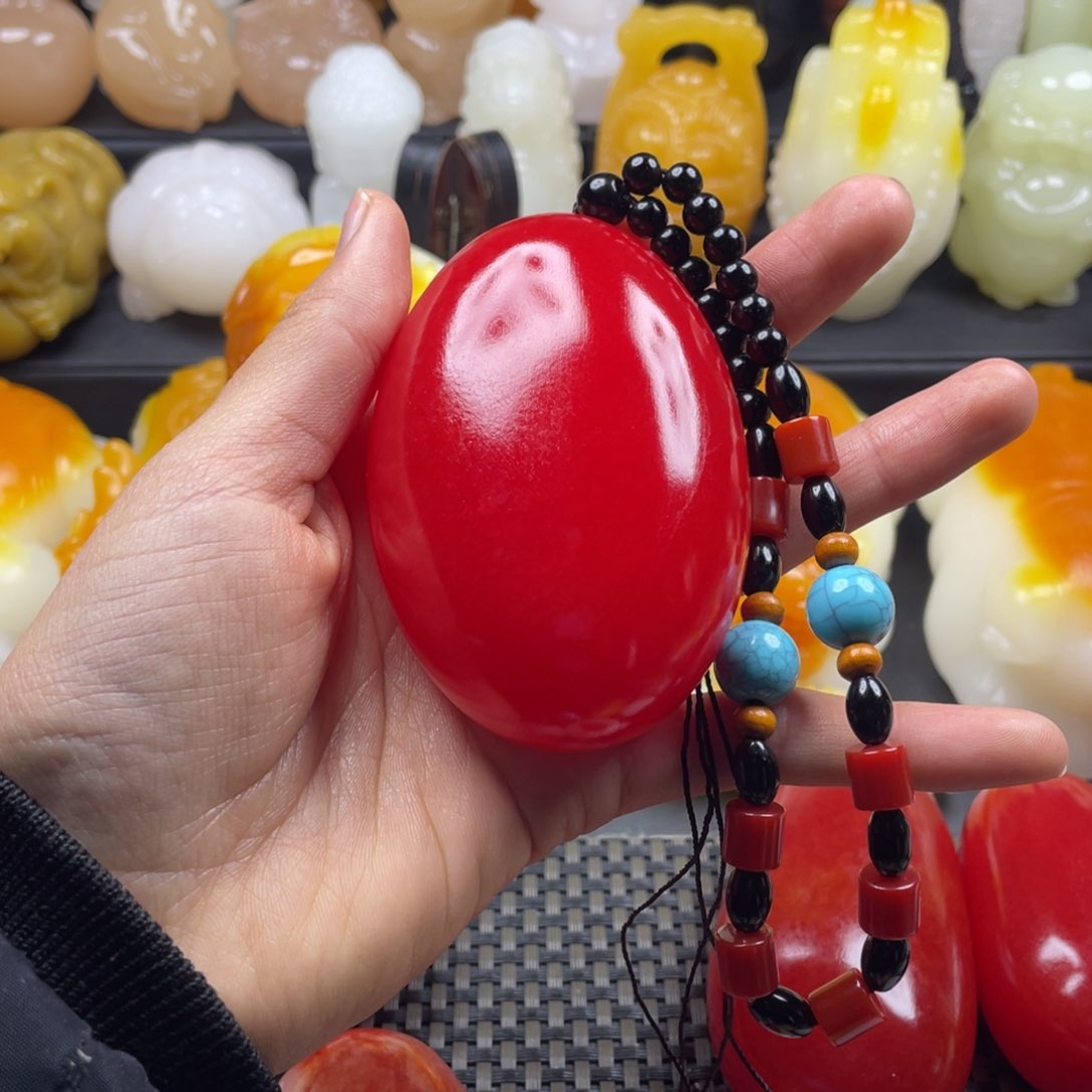 玉石雕刻把件  玉石