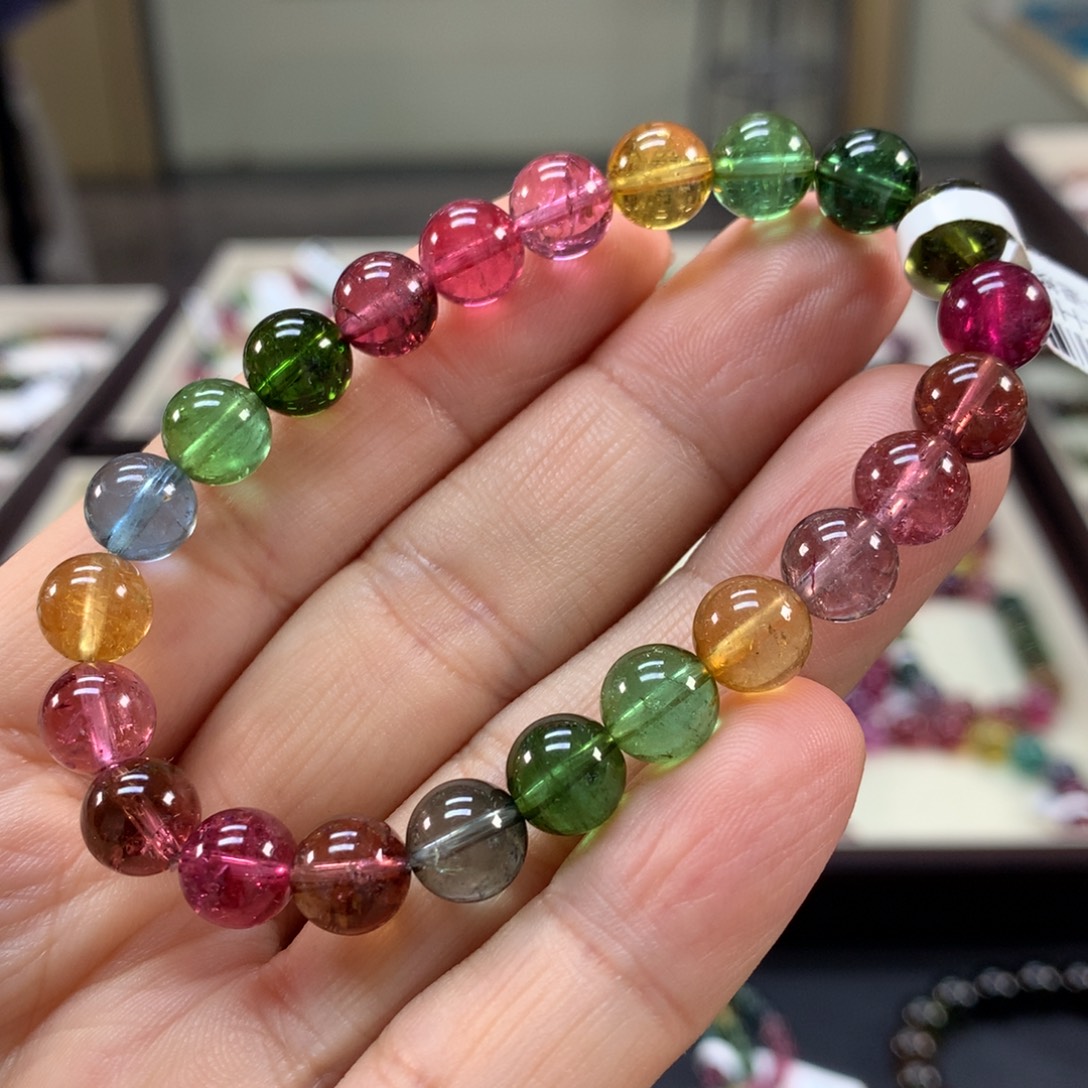 手链碧玺未镶嵌8.3左右