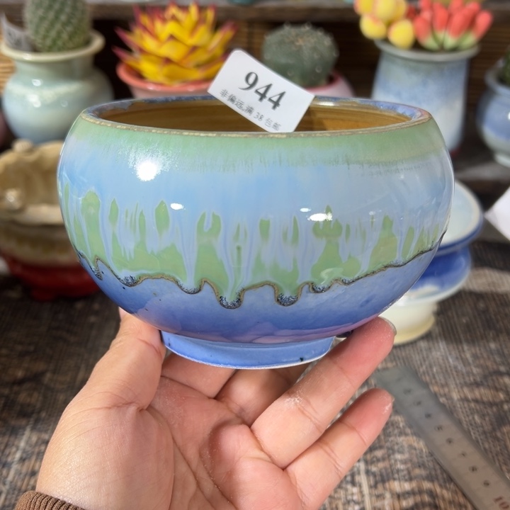 口10高7 手工花盆满30包邮