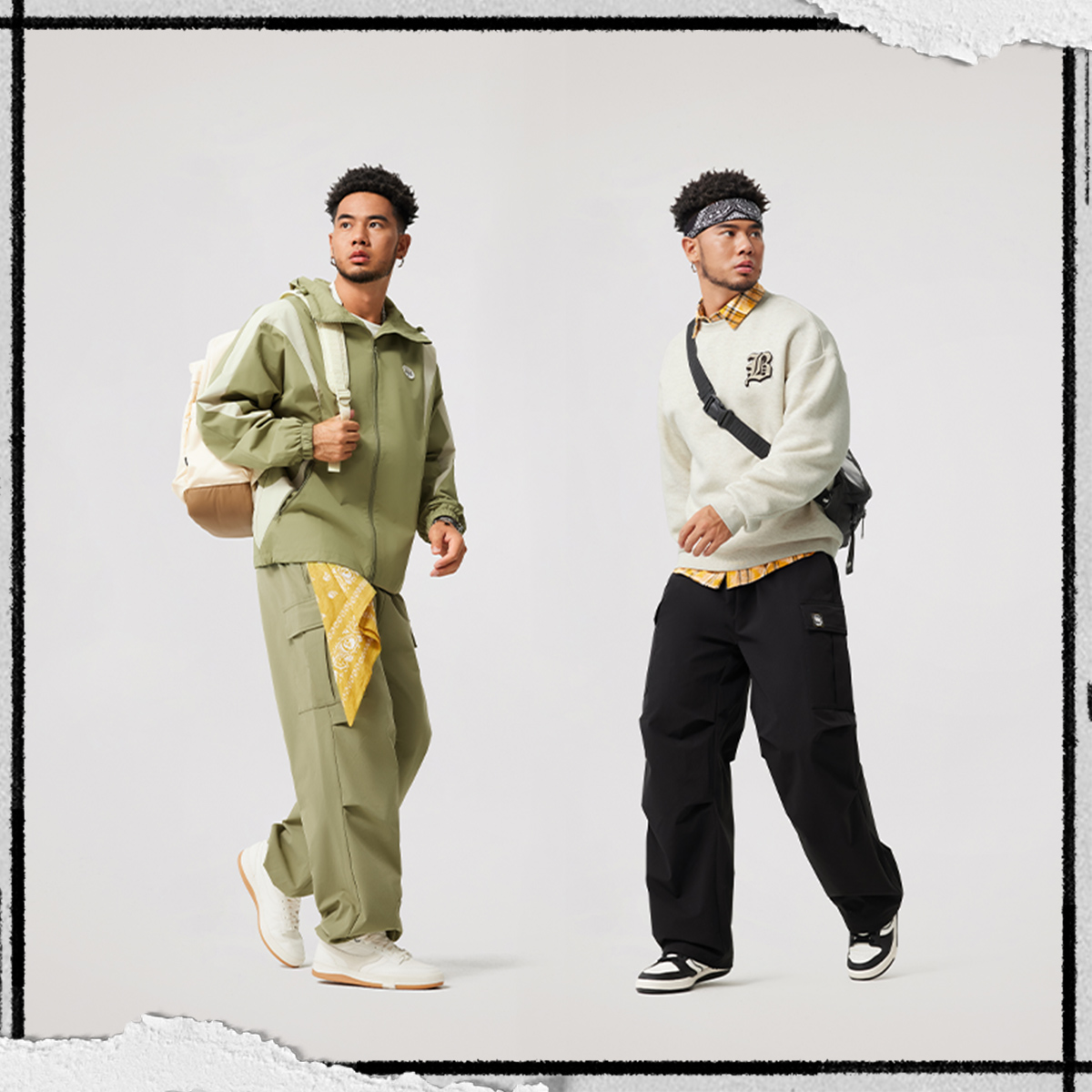 【2025新品】李宁反伍BADFIVE男子直筒休闲长裤AKXV027