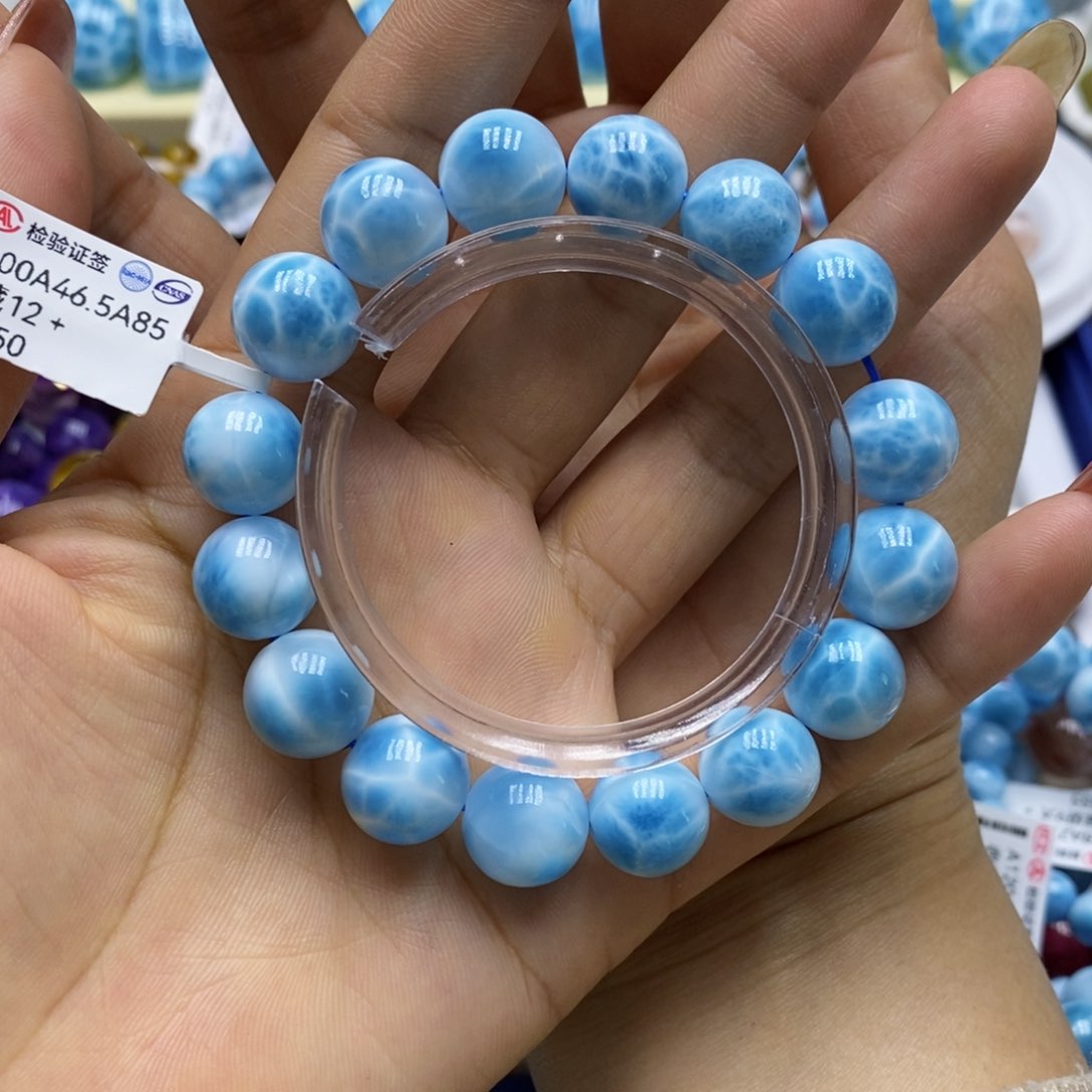 针钠钙石（海纹石）手链未镶嵌