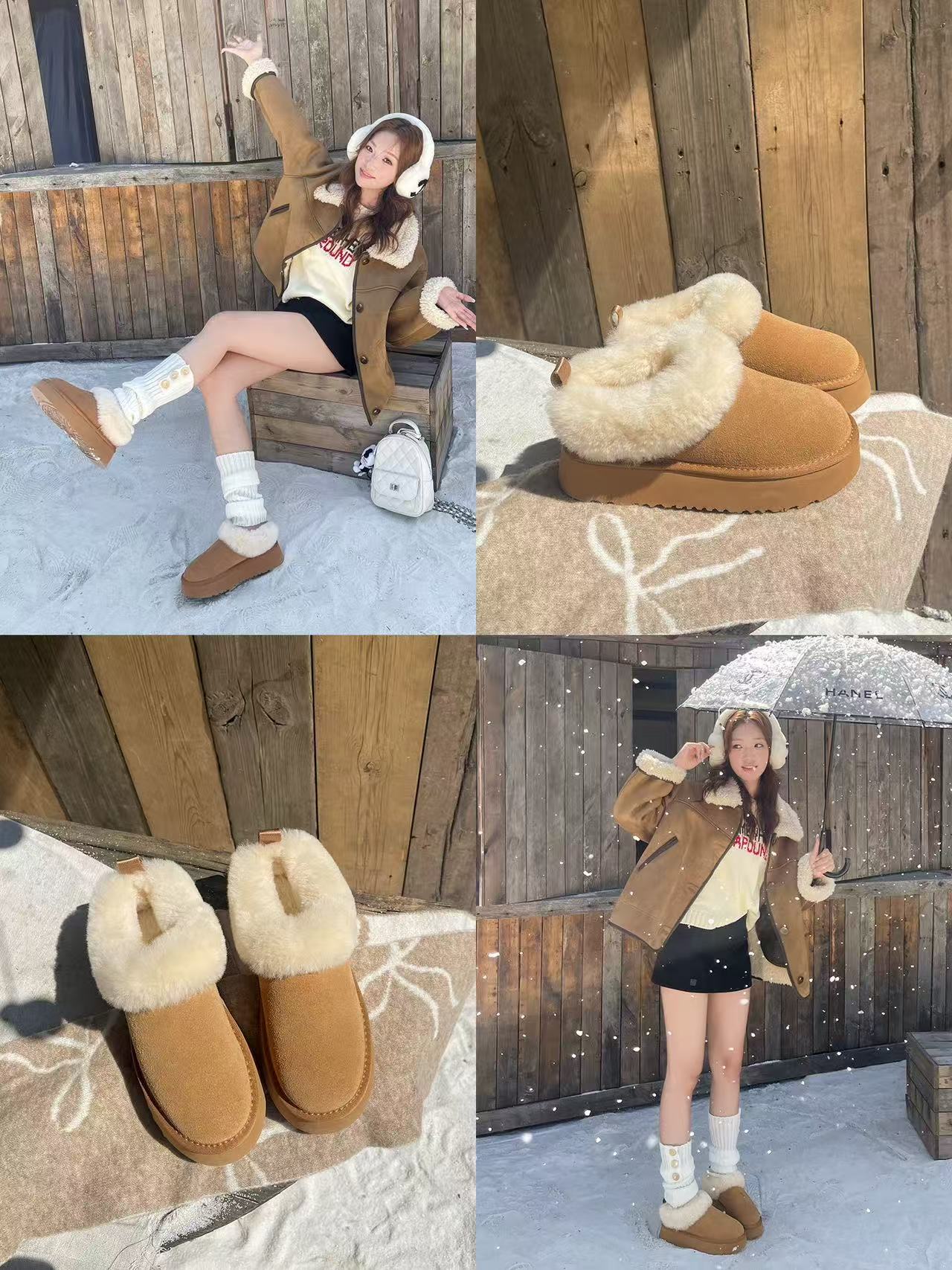 【根据编码下单】塔姿勒新款厚底保暖冬季厚款时尚雪地靴休闲百搭