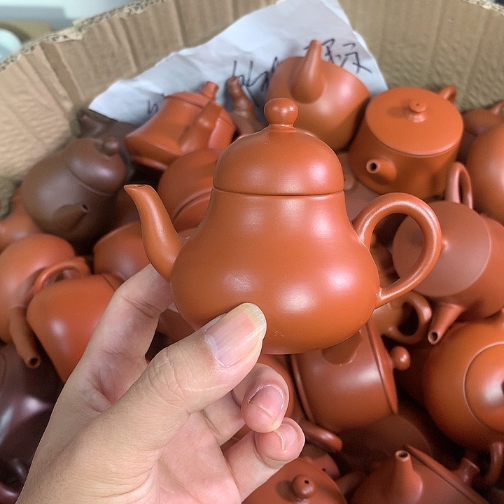 紫砂茶壶原矿朱泥茶具茶壶家用120