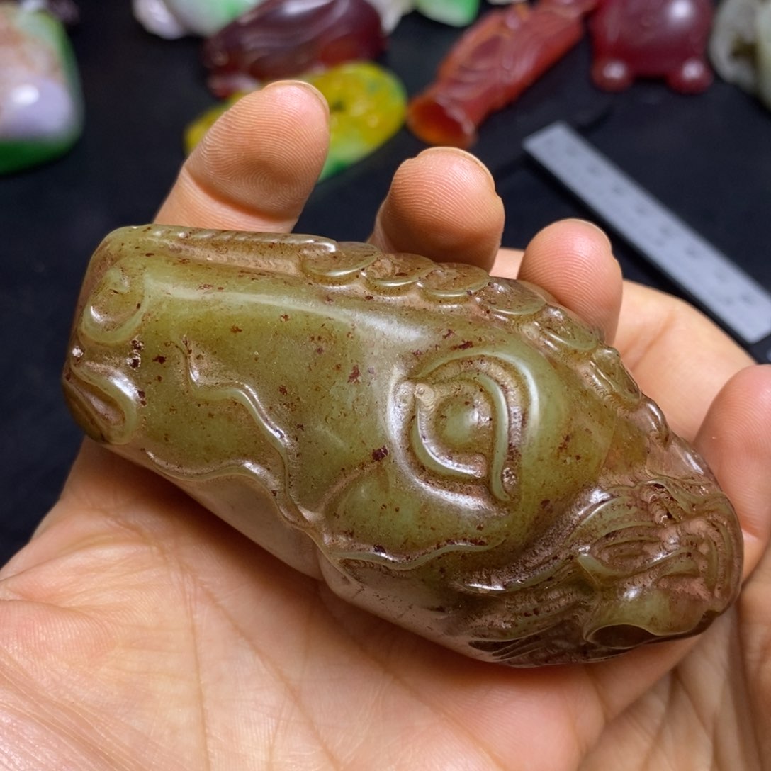 吊坠白玉菩提精品文玩