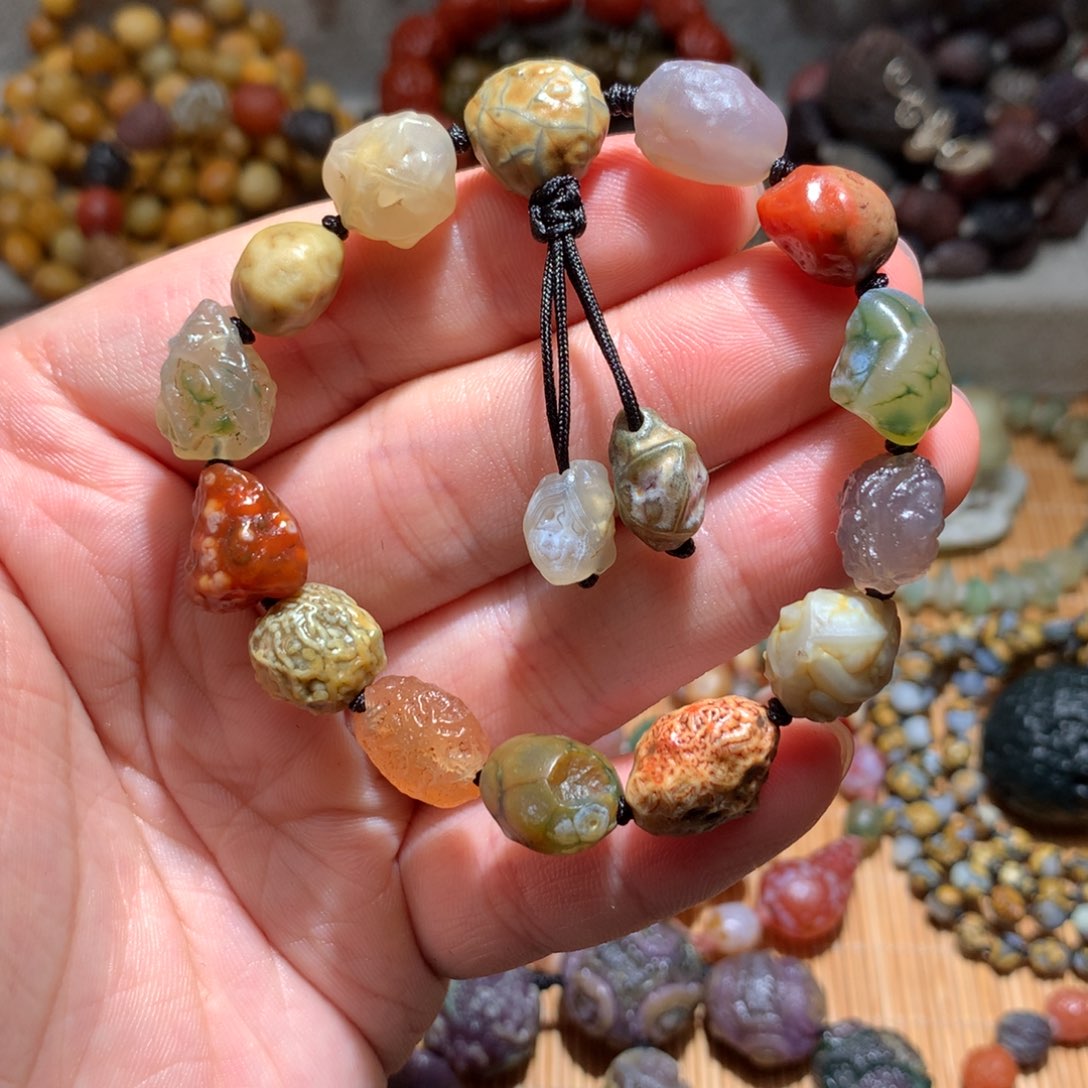 玛瑙/玉髓未镶嵌车挂