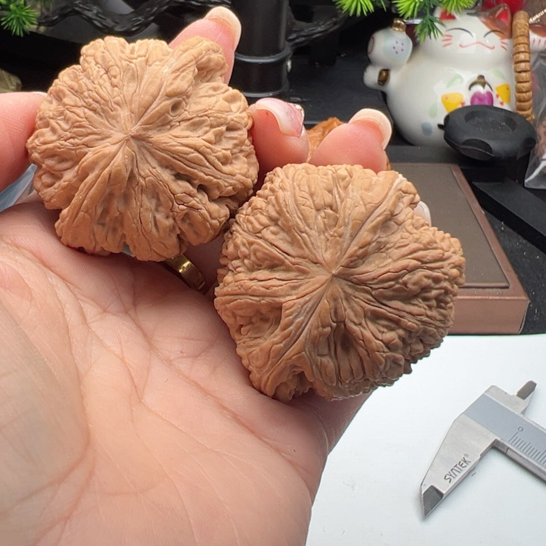 文玩核桃把件粗筋47