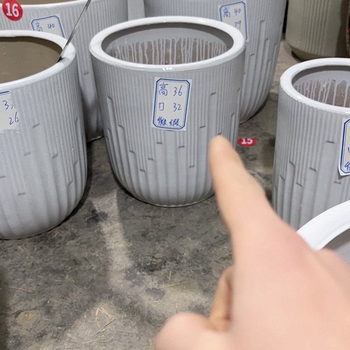 红陶陶瓷花盆默认微瑕