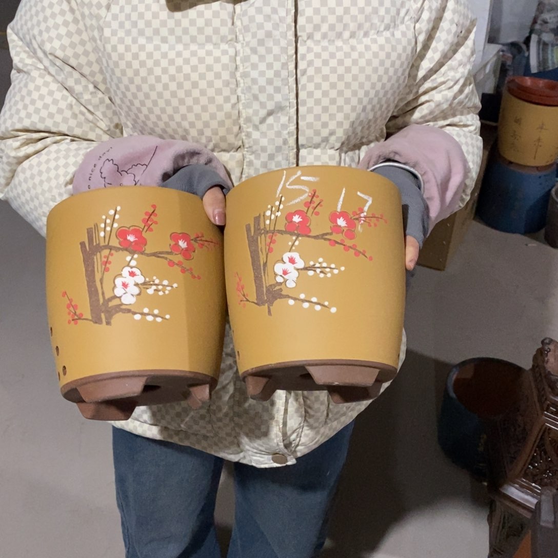 紫砂花盆紫砂花盆