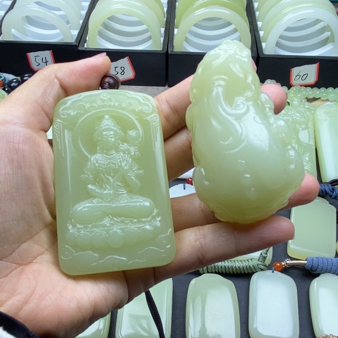崬*天然青海时尚手把