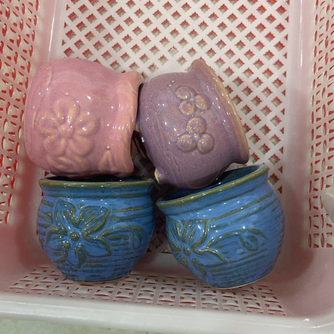 红陶高温陶瓷花盆