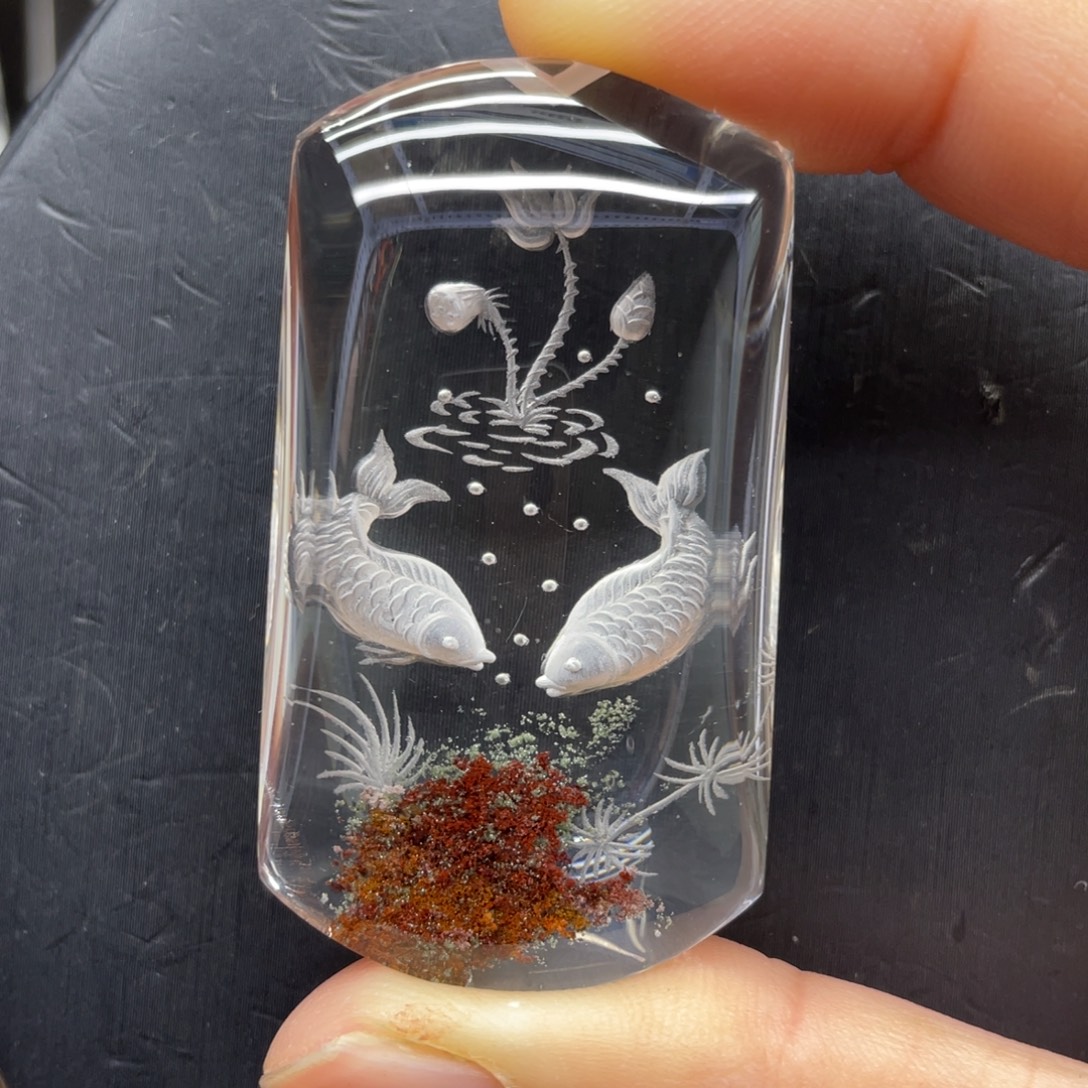 颈饰未镶嵌水晶年年有鱼