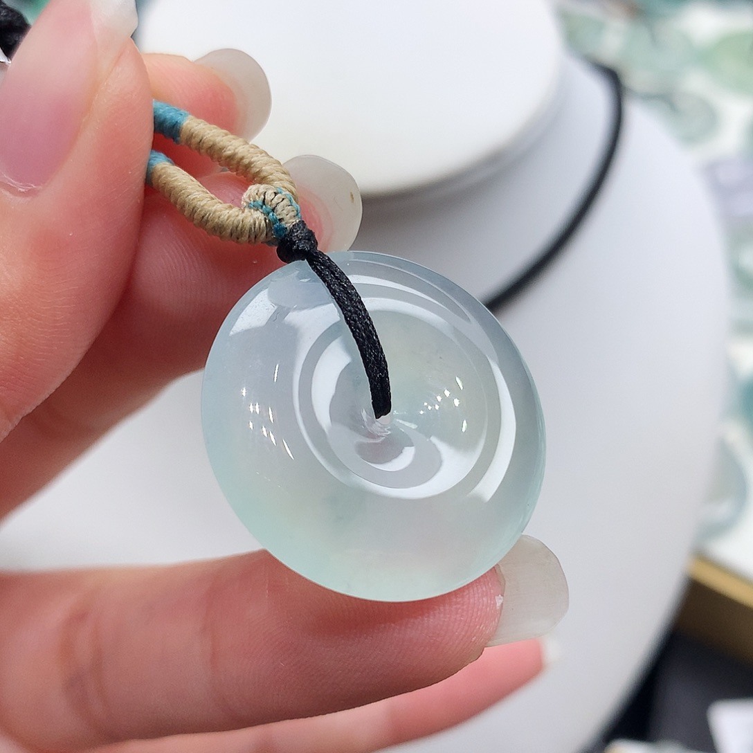 翡翠未镶嵌胸饰翡翠29，25.6/4.8